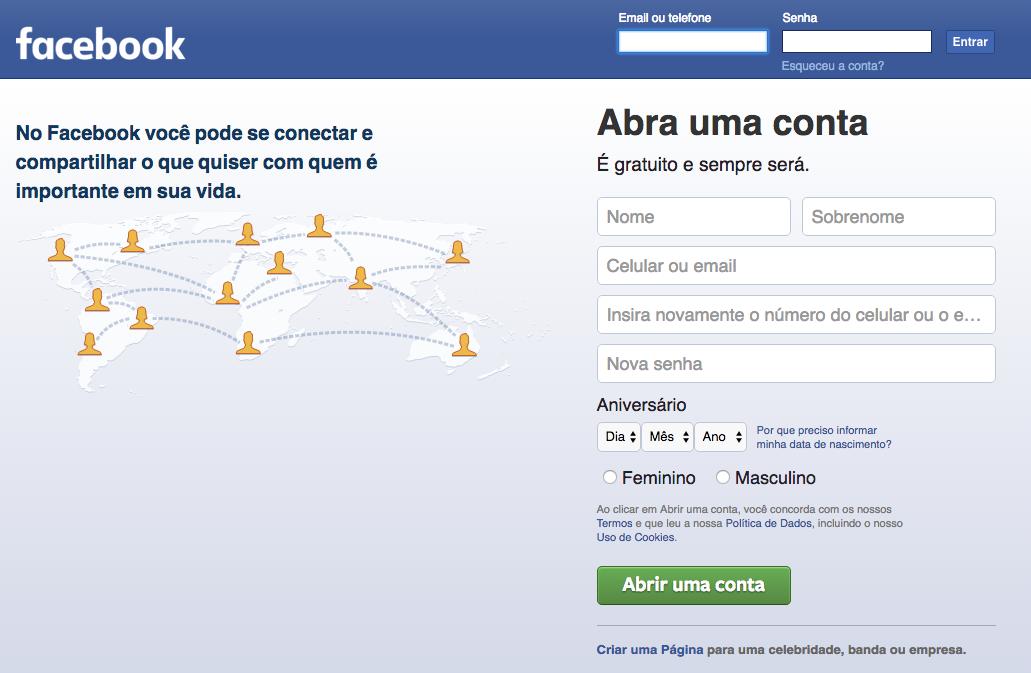 Facebook-homepage-login - Mkt Virtual