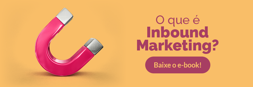 Banner com link para o ebook "O que é Inbound Marketing?", processo facilitado ao contratar uma agência de marketing digital