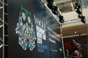 Palco Vogue Fashion's Night Out 2014 no VillageMall